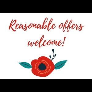 Reasonable offers welcome!